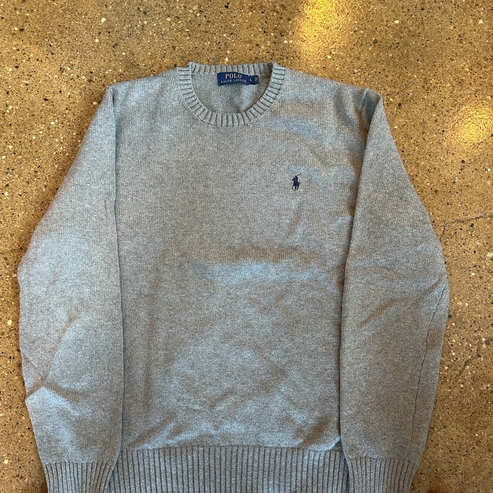 Polo Ralph Lauren Gray Crewneck Sweater